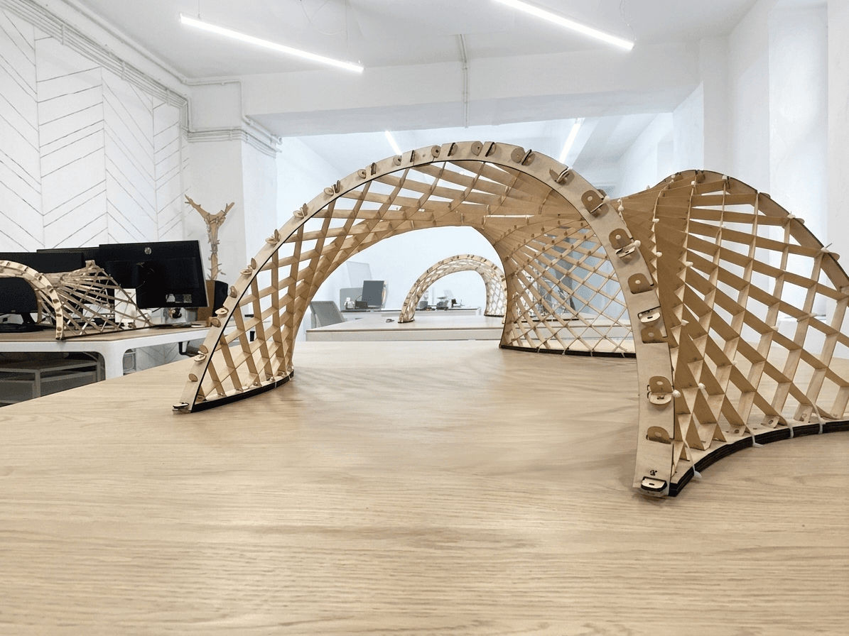 Asymptotic Grid Shell